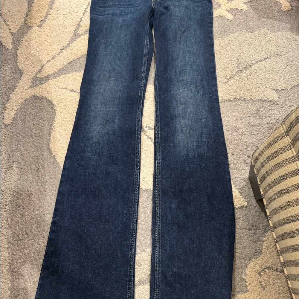 Wrangler Women's Dark Blue Flare Jeans